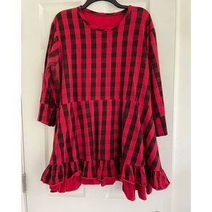 Buffalo check tunic
